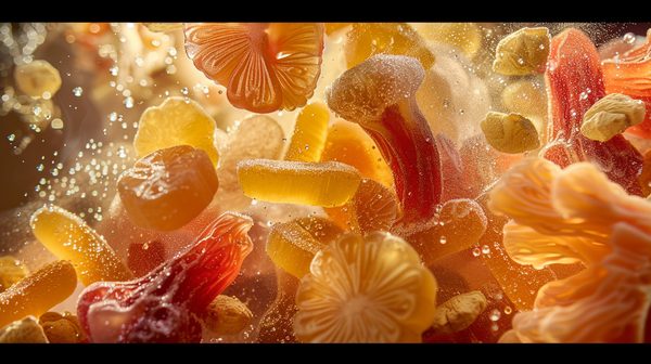 Gummies aux vitamines et au ginseng : énergie naturelle sans sucre