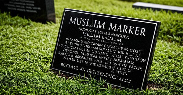 Pierre tombale musulmane pour commémoration : choix, design et coût